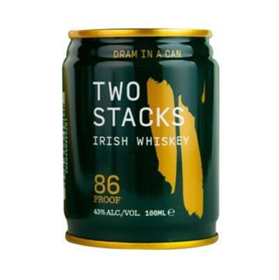 Two Stacks “Dram in a Can” Irish Whiskey – 100mL