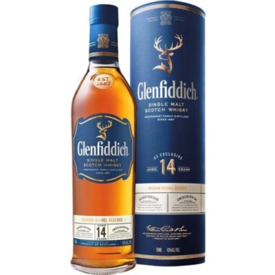 Glenfiddich 14 year Bourbon Barrel single malt scotch