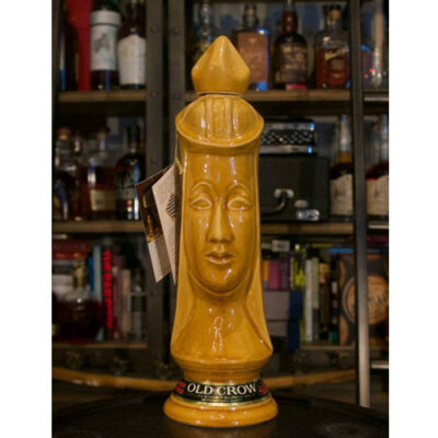 Old Crow Chessmen Light Queen 86 Proof (1969) 4/5 Quart