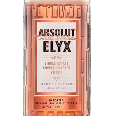 Absolut Elyx Single Estate Handcrafted Vodka (750mL) - Image 3