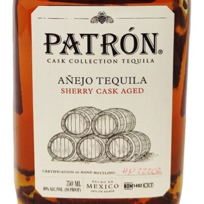 Patron Cask Collection Sherry Cask Aged AÃ±ejo Tequila - Image 3